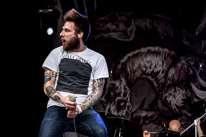 Evergreen Terrace @ Masters@ Rock 2014, picture 22, photographed by Dorien Goetschalckx - FrontView Magazine