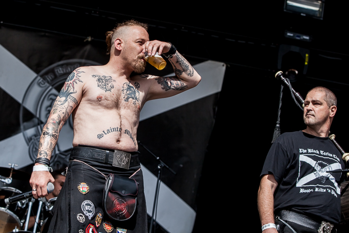 Black Tartan Clan @ Masters@ Rock 2014, picture 1, photographed by Dorien Goetschalckx - FrontView Magazine