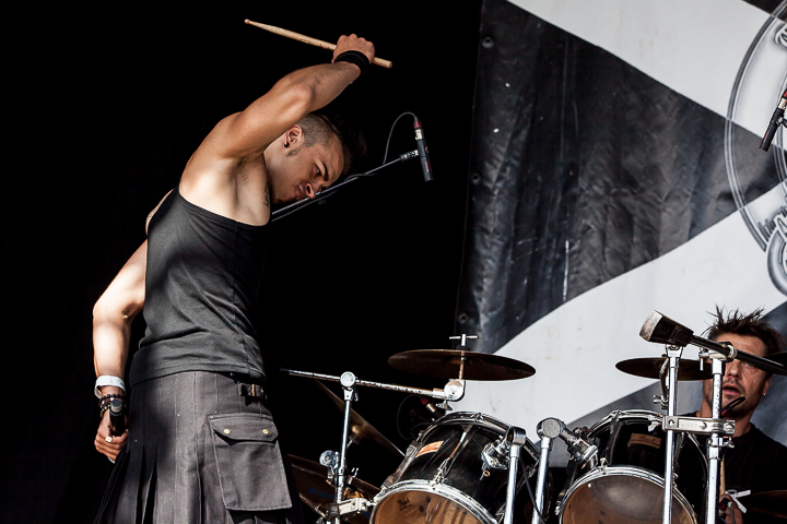 Black Tartan Clan @ Masters@ Rock 2014, picture 9, photographed by Dorien Goetschalckx - FrontView Magazine