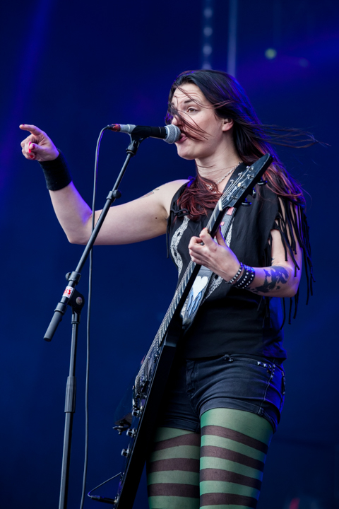 Crucified Barbara @ Masters@ Rock 2014, picture 6, photographed by Dorien Goetschalckx - FrontView Magazine