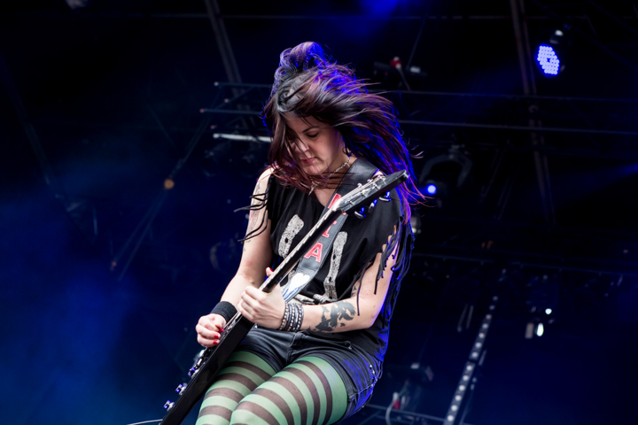 Crucified Barbara @ Masters@ Rock 2014, picture 14, photographed by Dorien Goetschalckx - FrontView Magazine