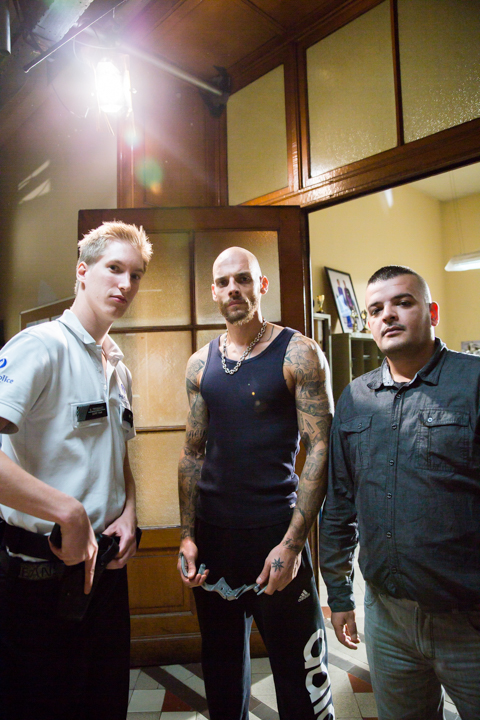 Setbezoek verfilming: "Black" @ Colignonplein Schaarbeek, foto 31, foto's door Guy Danneels - FrontView Magazine