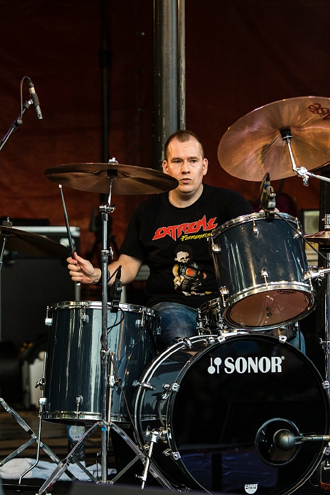 Iese Daase @ OlensFest 2014, picture 17, photographed by Edwin Houdevelt - FrontView Magazine