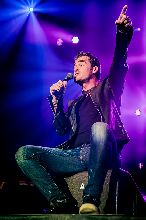 Jeroen van der Boom @ Parkfestival Coevorden 2014, foto 9, foto's door Elke Briers - FrontView Magazine