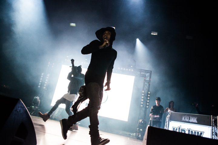 Kid Ink @ AB, foto 1, foto's door Dorien Goetschalckx - FrontView Magazine