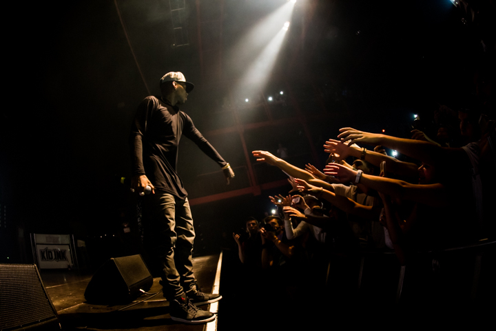 Kid Ink @ AB, foto 10, foto's door Dorien Goetschalckx - FrontView Magazine