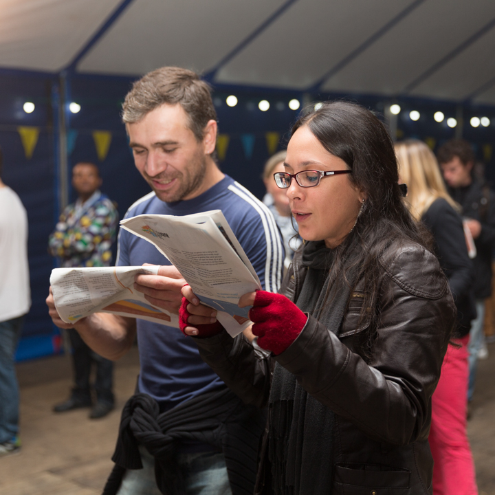 Vlaanderen Zingt 2014 - Sfeerbeelden @ Merksem, picture 17, photographed by Guy Danneels - FrontView Magazine