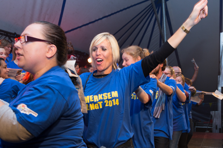 Vlaanderen Zingt 2014 - Sfeerbeelden @ Merksem, picture 23, photographed by Guy Danneels - FrontView Magazine