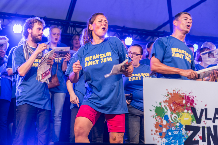 Vlaanderen Zingt 2014 - Sfeerbeelden @ Merksem, picture 39, photographed by Guy Danneels - FrontView Magazine