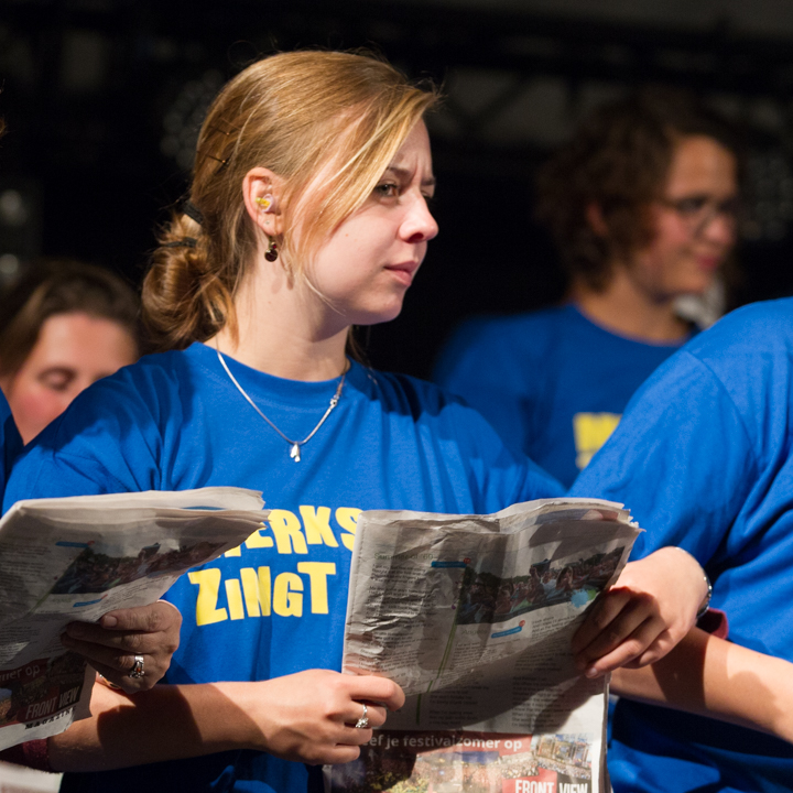 Vlaanderen Zingt 2014 - Sfeerbeelden @ Merksem, picture 45, photographed by Guy Danneels - FrontView Magazine