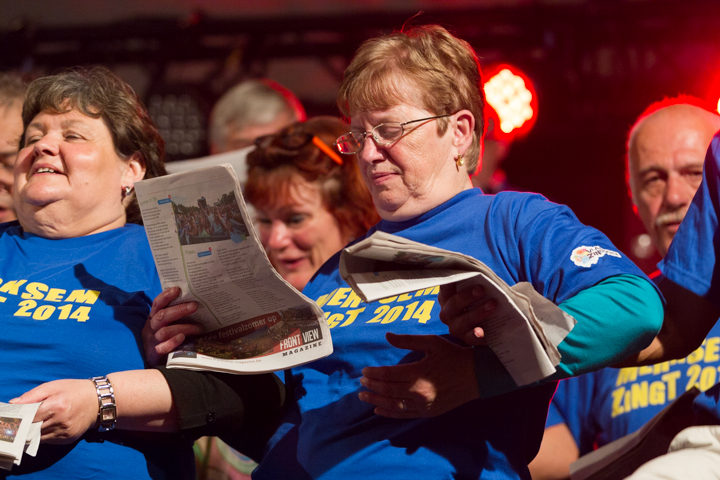 Vlaanderen Zingt 2014 - Sfeerbeelden @ Merksem, picture 47, photographed by Guy Danneels - FrontView Magazine