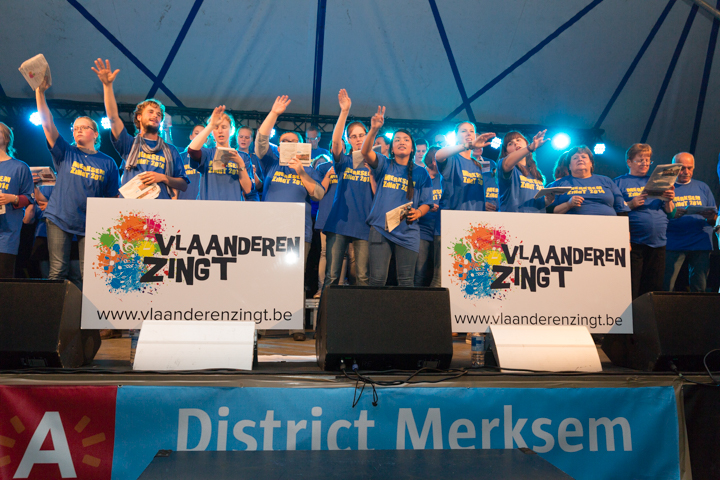 Vlaanderen Zingt 2014 - Sfeerbeelden @ Merksem, picture 53, photographed by Guy Danneels - FrontView Magazine