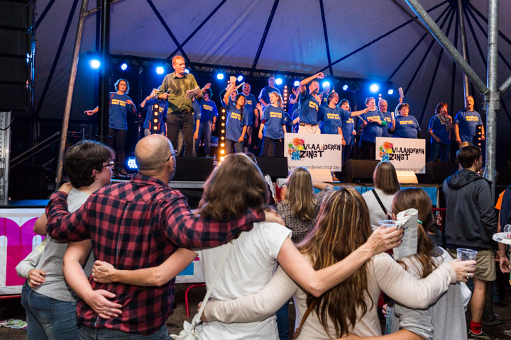 Vlaanderen Zingt 2014 - Sfeerbeelden @ Merksem, picture 105, photographed by Guy Danneels - FrontView Magazine