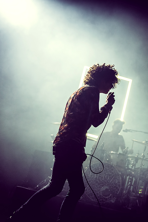 The 1975 @ Ancienne Belgique, picture 1, photographed by Elke Briers - FrontView Magazine