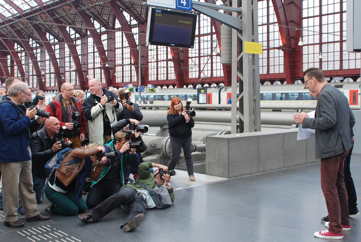 Persvoorstelling Clouseau Centraal @ Antwerpen Centraal, foto 2, foto's door Peter Minnebo - FrontView Magazine