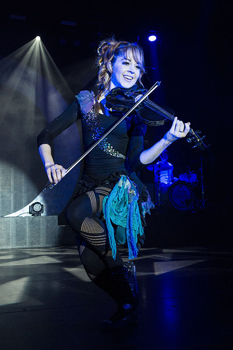 Lindsey Stirling @ AB, picture 1, photographed by Jef Peeters - FrontView Magazine