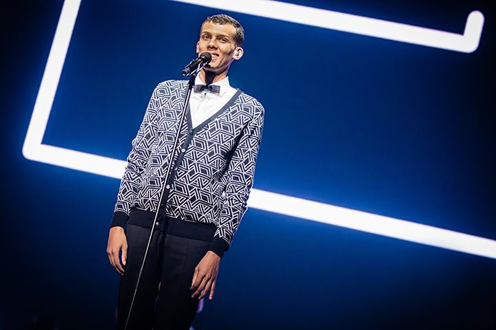 Stromae @ Paleis 12, picture 2, photographed by Elke Briers - FrontView Magazine