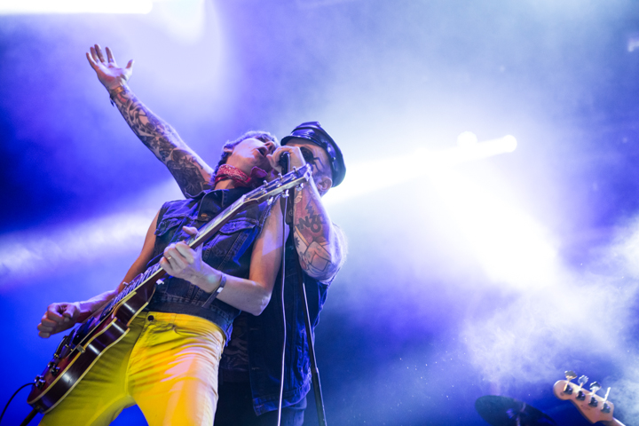 Turbonegro @ Speedfest 2014, foto 9, foto's door Dorien Goetschalckx - FrontView Magazine