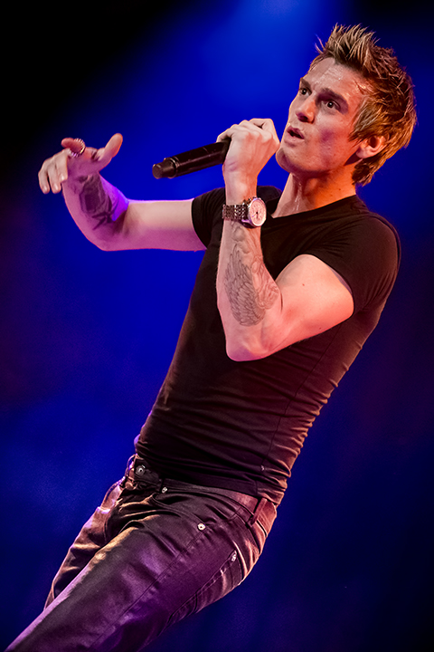 Aaron Carter @ Melkweg, foto 10, foto's door Elke Briers - FrontView Magazine