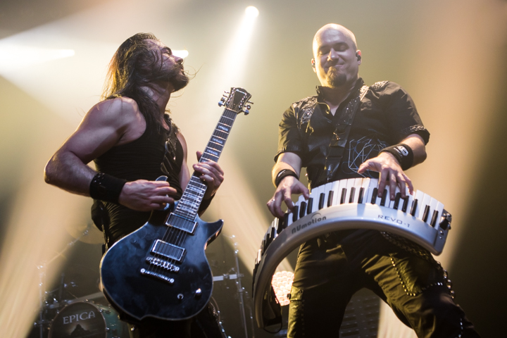Epica @ Ancienne Belgique, foto 5, foto's door Dorien Goetschalckx - FrontView Magazine