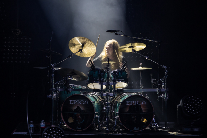 Epica @ Ancienne Belgique, foto 13, foto's door Dorien Goetschalckx - FrontView Magazine