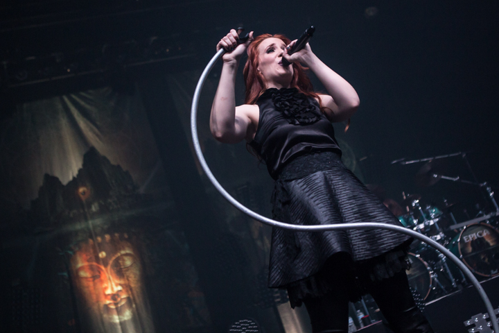 Epica @ Ancienne Belgique, foto 20, foto's door Dorien Goetschalckx - FrontView Magazine