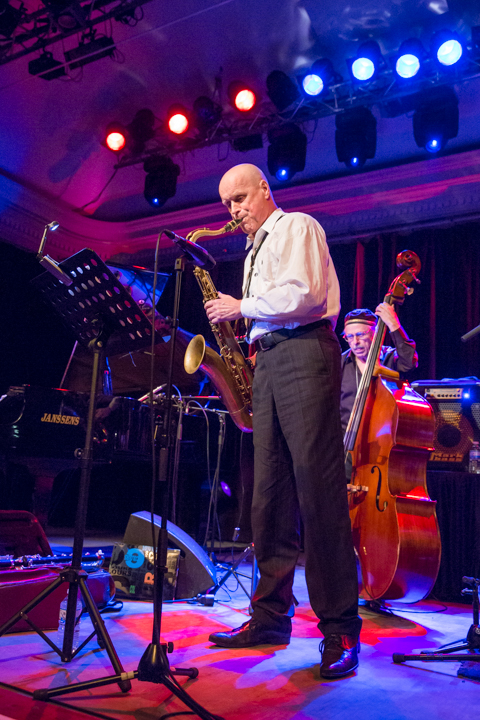 Joe Fonda Quartet @ De Casino St.-Niklaas, picture 2, photographed by Guy Danneels - FrontView Magazine