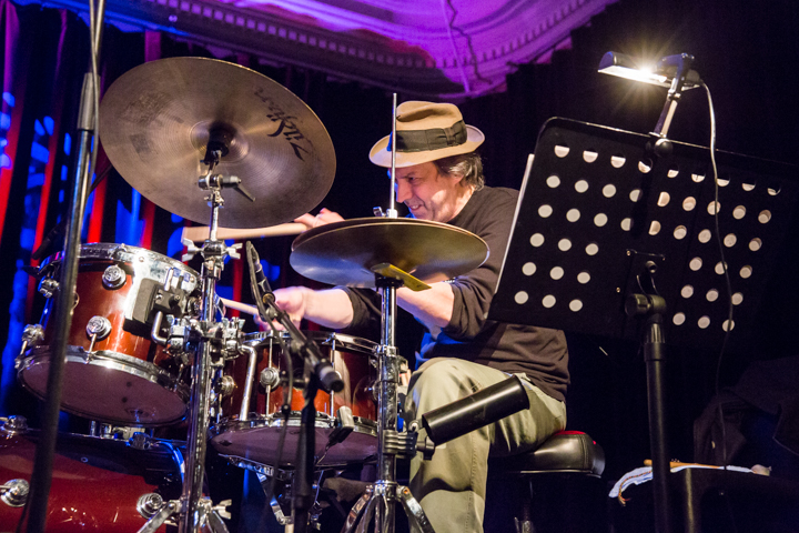 Joe Fonda Quartet @ De Casino St.-Niklaas, picture 21, photographed by Guy Danneels - FrontView Magazine