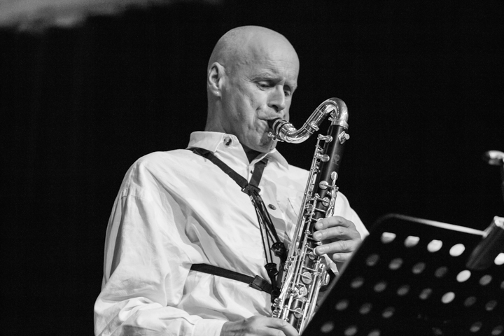 Joe Fonda Quartet @ De Casino St.-Niklaas, picture 24, photographed by Guy Danneels - FrontView Magazine
