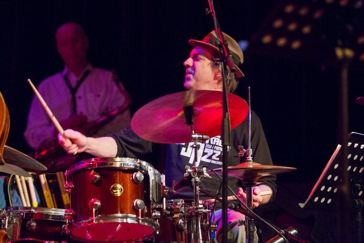 Joe Fonda Quartet @ De Casino St.-Niklaas, picture 26, photographed by Guy Danneels - FrontView Magazine