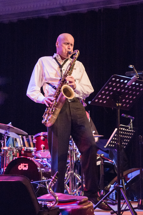 Joe Fonda Quartet @ De Casino St.-Niklaas, picture 31, photographed by Guy Danneels - FrontView Magazine