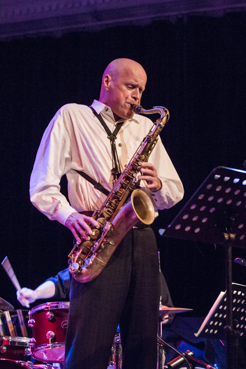 Joe Fonda Quartet @ De Casino St.-Niklaas, picture 33, photographed by Guy Danneels - FrontView Magazine