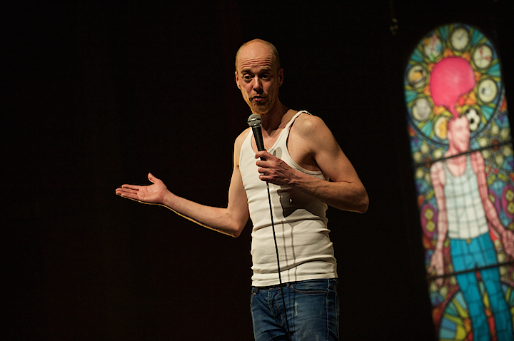 Steven Mahieu Maniak @ CC Merksem, picture 2, photographed by James Van Roosbroeck - FrontView Magazine