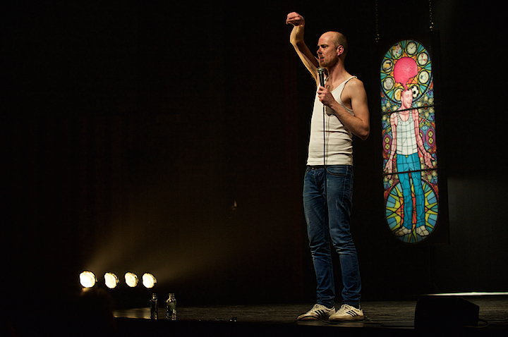 Steven Mahieu Maniak @ CC Merksem, picture 3, photographed by James Van Roosbroeck - FrontView Magazine