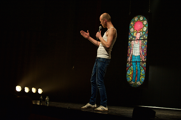 Steven Mahieu Maniak @ CC Merksem, picture 4, photographed by James Van Roosbroeck - FrontView Magazine