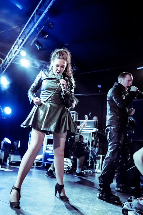 Amaranthe @ Biebob, foto 8, foto's door Dorien Goetschalckx - FrontView Magazine
