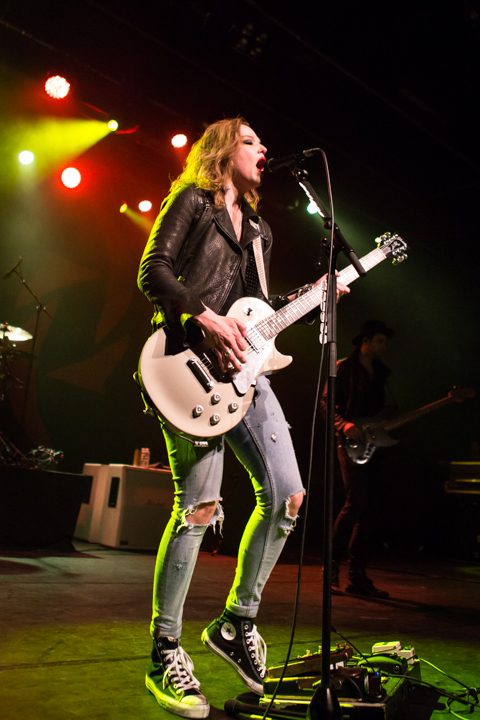 Halestorm @ Trix, foto 2, foto's door Dorien Goetschalckx - FrontView Magazine