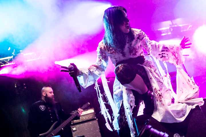 Lacuna Coil @ Paaspop 2015, picture 6, photographed by Dorien Goetschalckx - FrontView Magazine