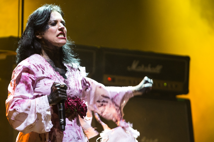 Lacuna Coil @ Paaspop 2015, picture 12, photographed by Dorien Goetschalckx - FrontView Magazine