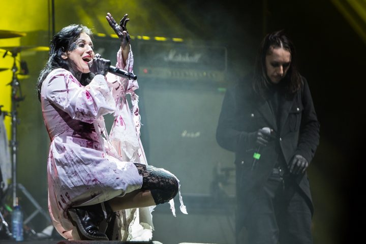 Lacuna Coil @ Paaspop 2015, picture 14, photographed by Dorien Goetschalckx - FrontView Magazine