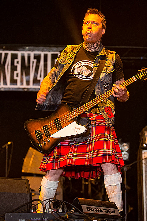 The Real McKenzies @ GroezRock 2015, picture 5, photographed by Edwin Houdevelt - FrontView Magazine
