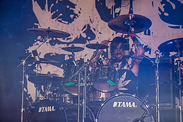 Suicide Silence @ GroezRock 2015, foto 23, foto's door Edwin Houdevelt - FrontView Magazine