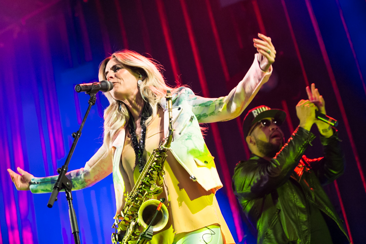 Candy Dulfer @ Ribs & Blues 2015, foto 2, foto's door Dorien Goetschalckx - FrontView Magazine