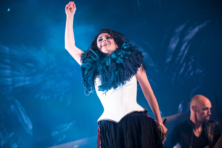 Within Temptation @ Ribs & Blues 2015, picture 3, photographed by Dorien Goetschalckx - FrontView Magazine