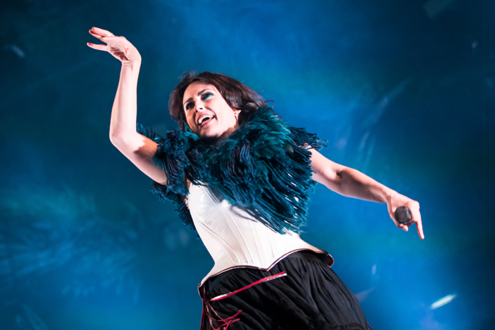 Within Temptation @ Ribs & Blues 2015, picture 6, photographed by Dorien Goetschalckx - FrontView Magazine
