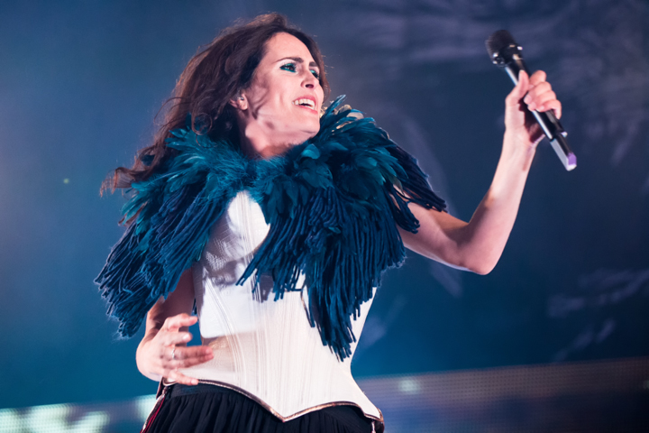 Within Temptation @ Ribs & Blues 2015, picture 12, photographed by Dorien Goetschalckx - FrontView Magazine