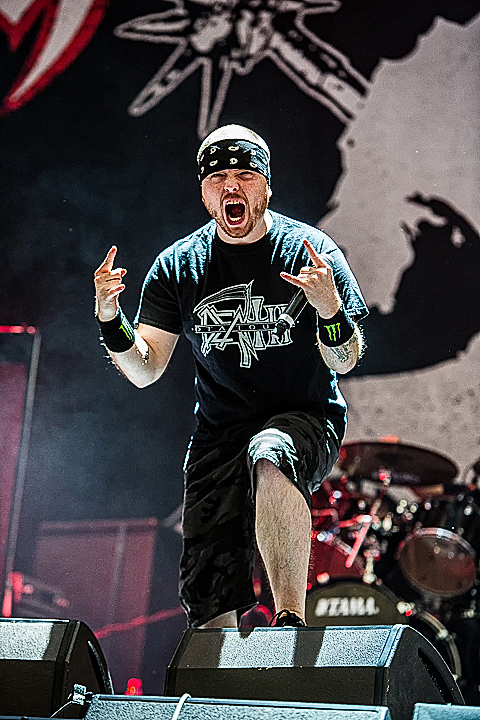 Hatebreed @ Rock Im Revier 2015, foto 1, foto's door Edwin Houdevelt - FrontView Magazine