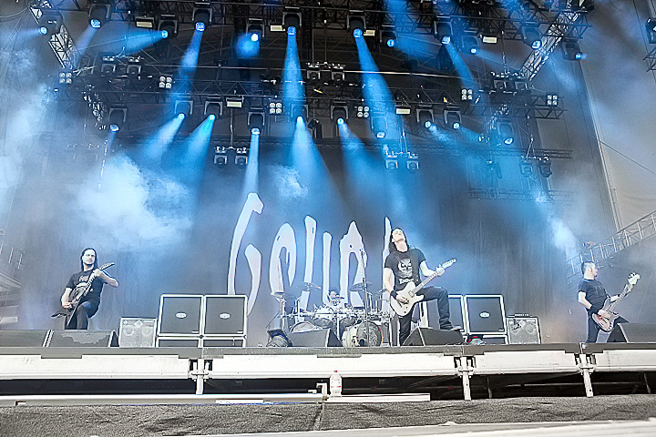 Gojira @ Rock Im Revier 2015, foto 2, foto's door Edwin Houdevelt - FrontView Magazine