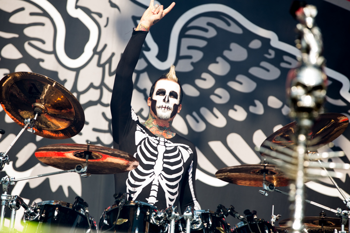 Five Finger Death Punch @ Rockavaria, picture 1, photographed by Dorien Goetschalckx - FrontView Magazine