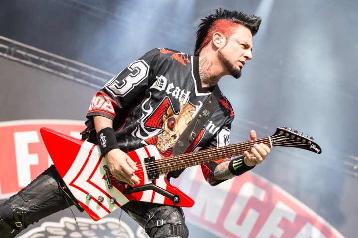 Five Finger Death Punch @ Rockavaria, picture 3, photographed by Dorien Goetschalckx - FrontView Magazine
